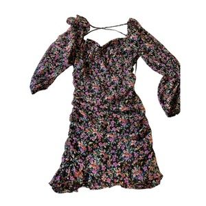 NWT All in Favor Floral Puff Sleeve Dress